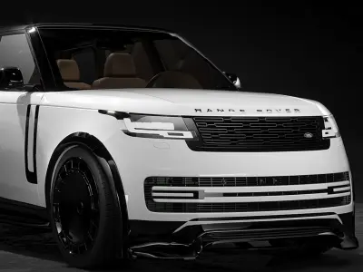 Range Rover 2024 3d Model Low-poly 3D model