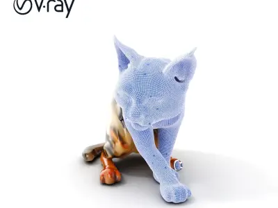 Bengal Cat Model Pack for Realistic Rendering Low-poly 3D model