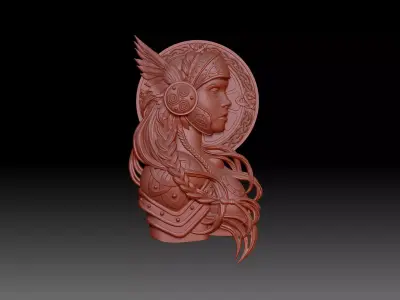  Viking Woman 3D print model