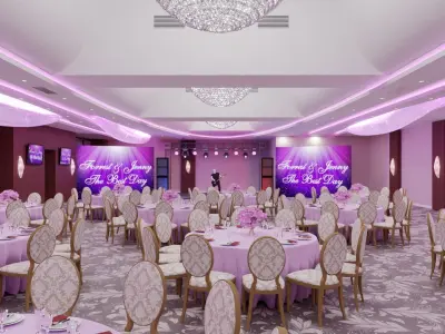 Almaty Solis banquet hall 3D model