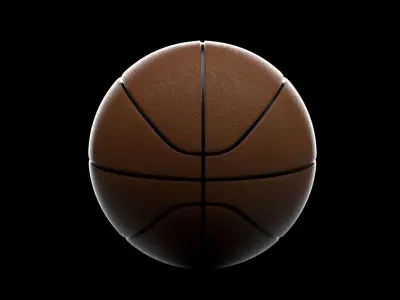 basketball ball 3D model 5