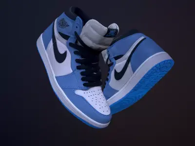 Air Jordan  Low-poly 3D model