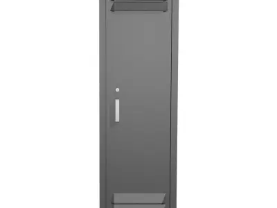 Locker metal 3D model