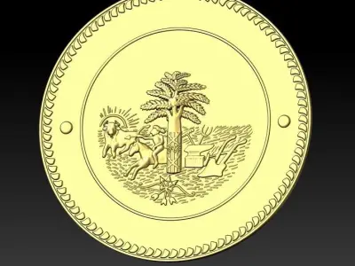 City stamp 3D print model