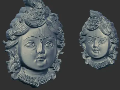 krish pentant 3D print model