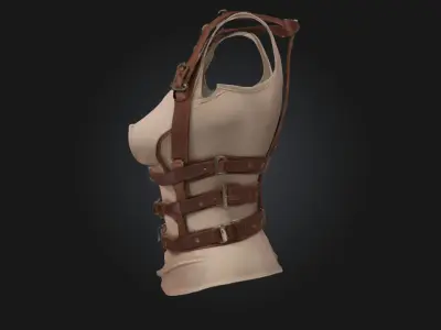 Harnessed Tank Top Tactical Apparel Model 3D model