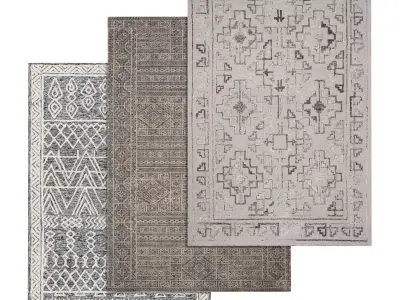 Rug Set 2200 3D model