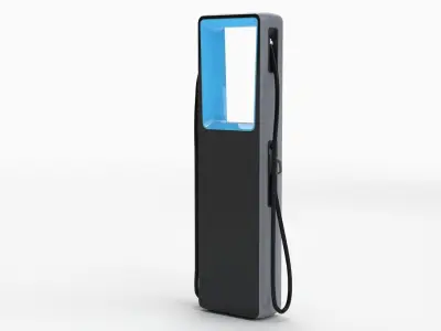 Efacec HV160 High Speed Electric Car Charging Station 3D model