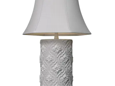 Aged Bronze Arabic Oriental Nightstand bedside Table Lamp 3D model