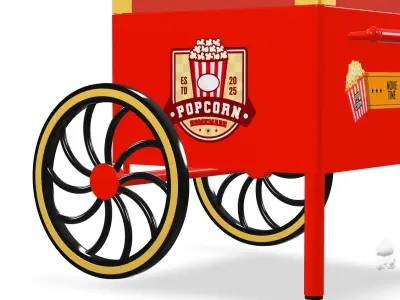 Popcorn car 3D model