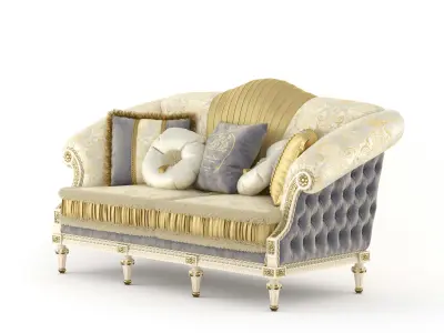 Duchess sofa by Modenese 3D model