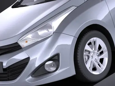 Hyundai HB20S 2015 VRAY 3D model