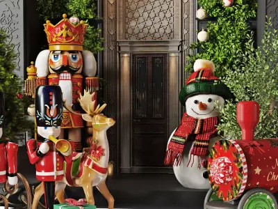 New Year Portal entrance 915 3D model