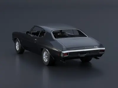 Chevrolet Chevelle SS 454 3D model