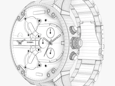 Diesel mr daddy dz 7397 3D model