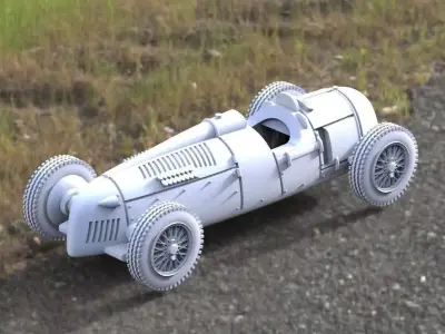  car racing 3D print model