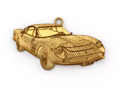 car pendant-03 printable jewelry 3D print model