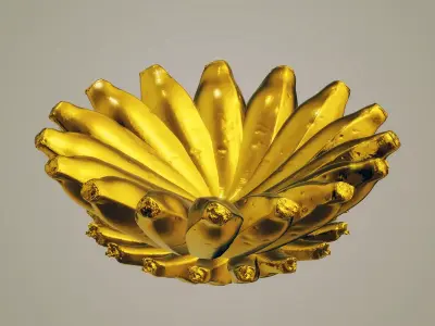 Banana Centerpiece Bowl 3D print model