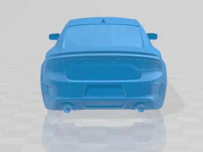 Dodge Charger SRT Hellcat Widebody 2020 - Body Car STL 3D print model