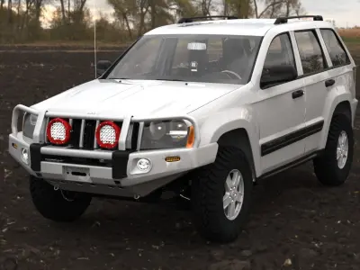 JEEP CHEROKKE ARB 2009  3D model