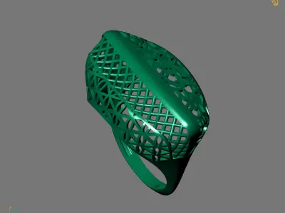 Women Plain Ring Ready STL Models Womens Ring 3d models 3D print model 5