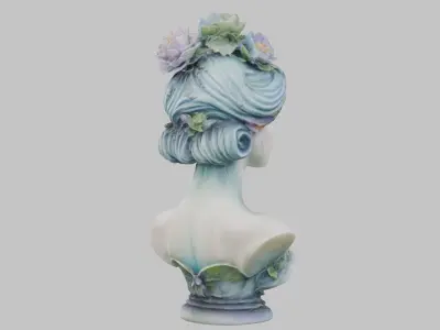 Statue of Liberty Low-poly 3D model