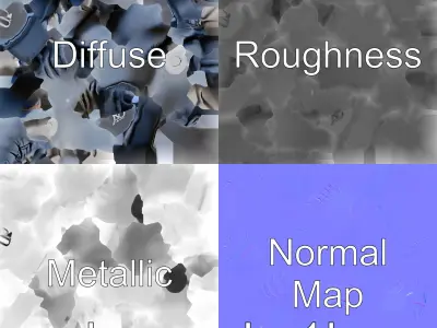 Boxing Glove with Protective Cushioning Model Low-poly 3D model