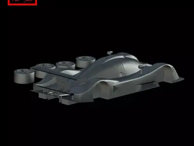 Bentley EXP Speed 8 2001 3D print model