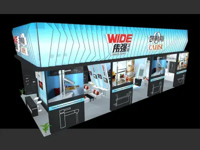 Exhibition - Area -22X10-3DMAX2009-07 3D model