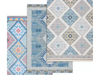 Rug Set 442 3D model