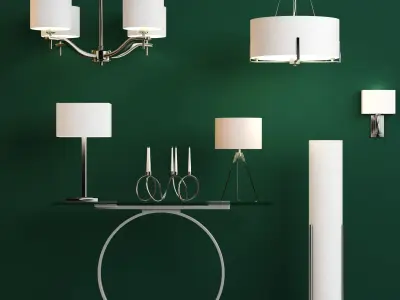 Collection of fixtures Next 3D model