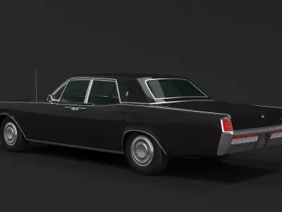 Lincoln Continental 1968 3D model