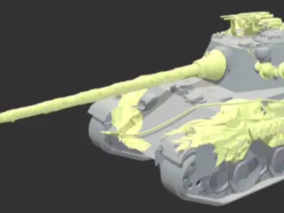Panther Upgrade Kit 1-35 3D print model