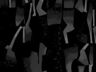 Deer with Flowers 3D model