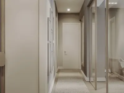 Japandi House Interior  3D model