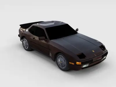 Porsche 944 S rev 3D model