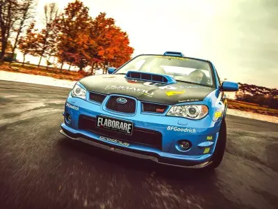 SUBARU IMPREZA AIR INTAKE FRONT HOOD 3D model