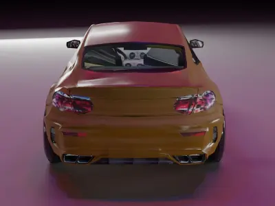 Mercedes-AMG 6S Coupe 2016 Free low-poly 3D model