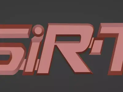 SIR-t nameplate for car 3d print 3D print model