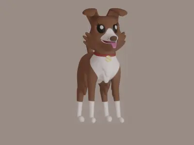 Winona Dog 3D model