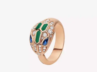 BULGARI - SERPENTI SEDUTTORI - RING 3D print model