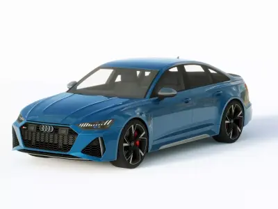 Audi RS6 Sedan 2020 3D model