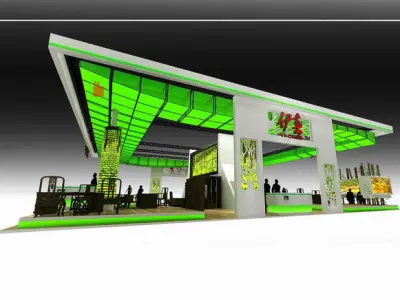 Exhibition - Area - 20X20-3DMAX2011-08 3D model