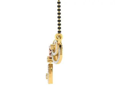 Women Necklace 3dm STL FBX OBJ Render Details 3D print model shop