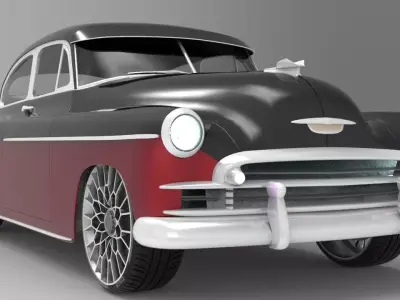 Chevy Fleetline Coupe Custom 1949 3D model