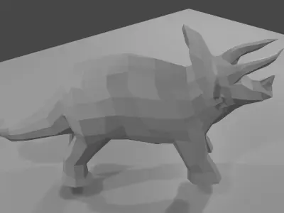 Dragon triceratops 3D model