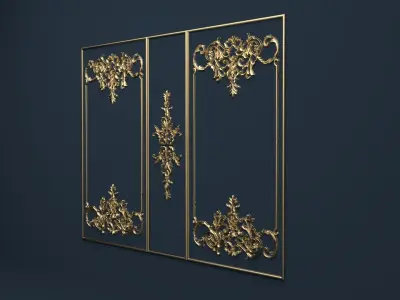 Decor ornament 3D model 02 3D model