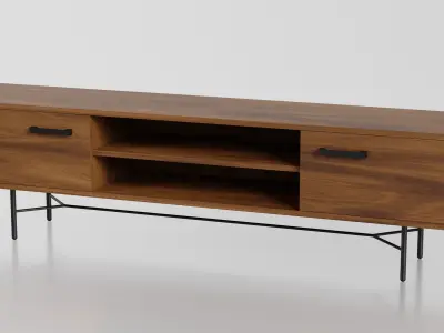 Tv Stand - Tv Bench - Media Unit 3D model