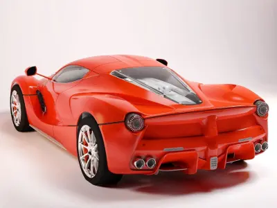 Premium Laferrari interior and exterior  3D model