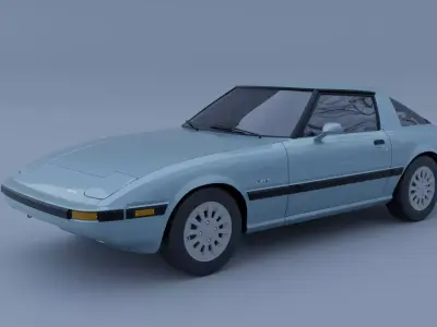 Mazda RX-7 FB 3D model
